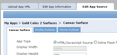MySpace Edit App Source Form MySpace Edit App Source Form