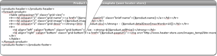 Power Search Template System